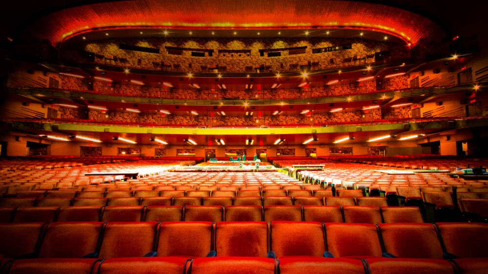 纽约无线电城音乐厅内景 radiocitymusichall