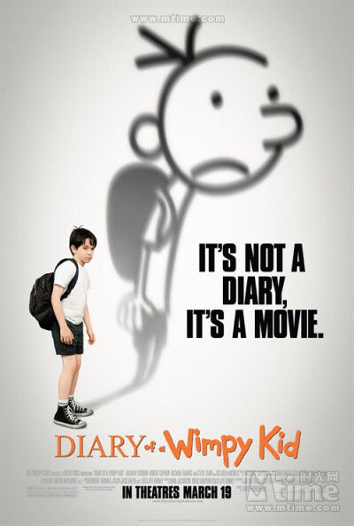 小屁孩日记Diary of a Wimpy Kid(2010)根据Jeff Kinney的畅销漫画书改编，讲述了一个聪明过头的名叫格雷格（Greg）的美国六年级生（相当于初中一年级）的故事。《小屁孩日记》是一本完全写给小朋友的书，完全使用孩…