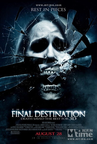 死神来了4The Final Destination(2009)因为之前有所预感，尼克和他的朋友们借此在一场车祸中死里逃生，然而死神并未善罢甘休，继续制造种种事故，势必要将他们赶尽杀绝。