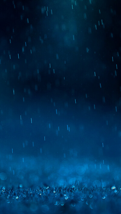 Blue Rain iPhone 5s Wallpaper