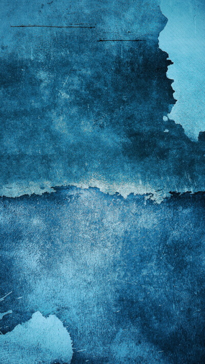 Blue Art Wall iPhone 5s Wallpaper