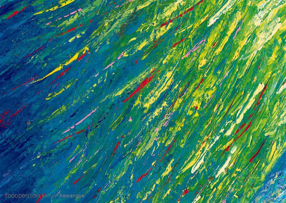 颜料肌理蓝色笔触黄色颜料肌理背景图片设计