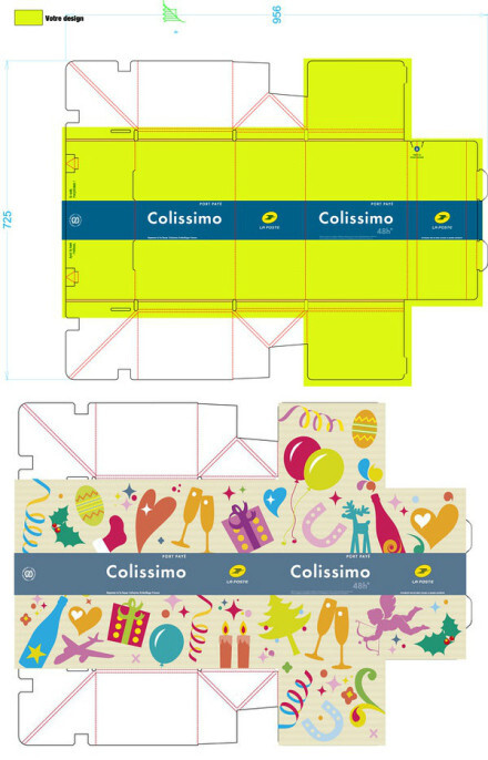 【法国邮政包装盒设计比赛】