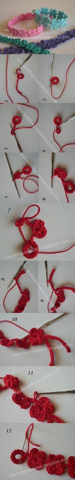 Crochet bracelet