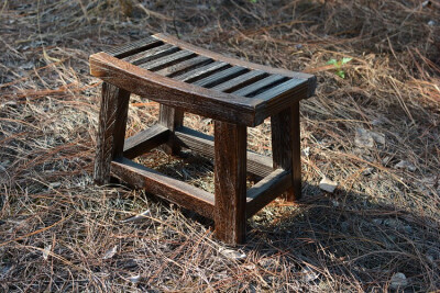 家具|桐木矮凳|烧桐矮凳|烧桐家具|日式烧桐矮凳|小径时光|木制品