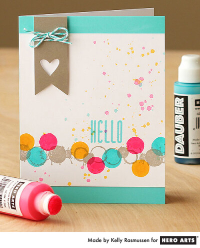 Hero Arts Stamp Your Story - Hello by Kellly Rasmussen
