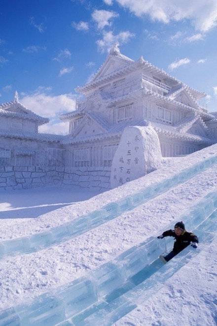 世界各地的雪景。