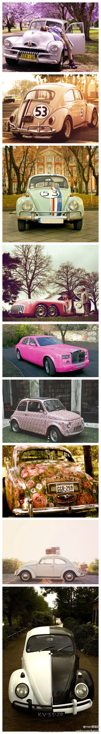 超萌的复古车系列，超喜欢！