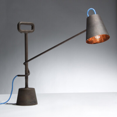 Dezeen » Blog Archive » Copper Lamp 10kg by Tobias Sieber and Samuel Treindl