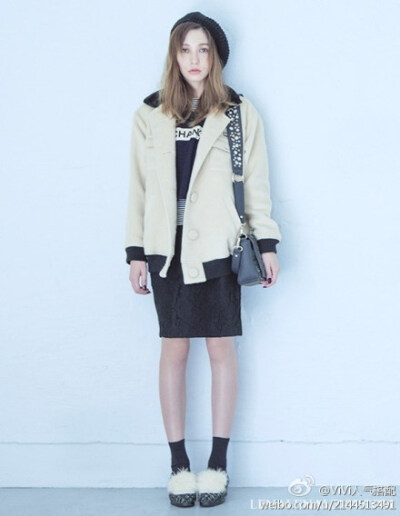 #藤井莉娜# MIIA 2013秋冬代言~各种外套搭配~长款大衣最常见~还有翻毛大衣以及毛毛上衣~~收哪款了呀？