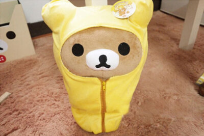 轻松熊 Rilakkuma 卡通超萌毛绒可拆洗睡袋型公仔（必须选择开头含有【三件包邮】的商品任意三件即可包邮）