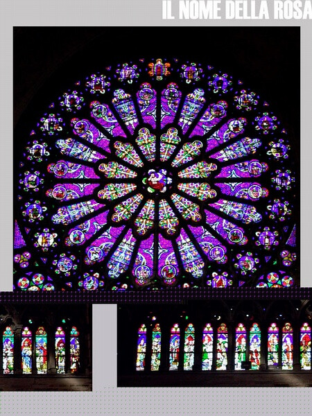 巴黎·圣丹尼教堂玫瑰窗（内