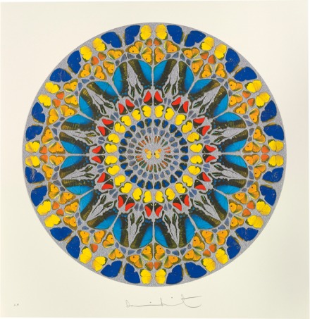 Psalm Print by Damien Hirst 【作为英国成交价最高的当代艺术家，这一系列的价格在3700镑到12000镑不等