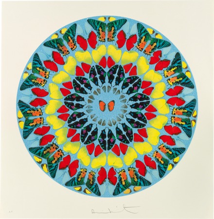 Psalm Print by Damien Hirst 【作为英国成交价最高的当代艺术家，这一系列的价格在3700镑到12000镑不等