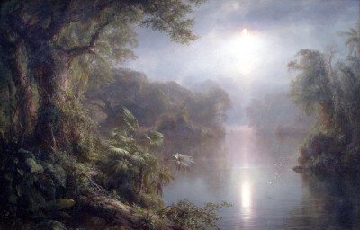 El Rio de Luz (The River of Light) Frederic Edwin Church