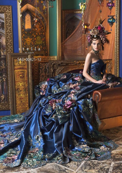 Stella de Libero复古奢华系列婚纱