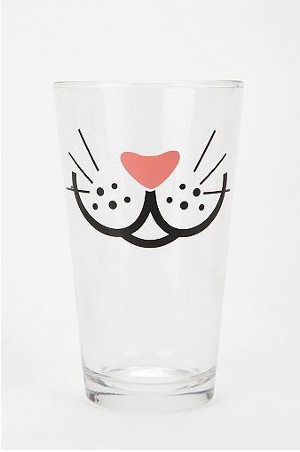 urban outfitters Whiskers Pint 猫咪玻璃杯