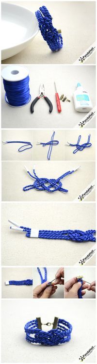 Jewelry Making Tutorial-How to Make Bracelets with Rope in Several Steps | PandaHall Beads Jewelry Blog