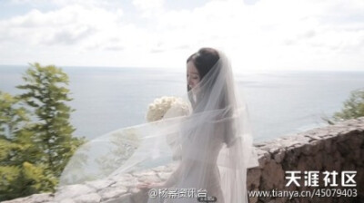 【组图】@杨幂 婚纱照拍摄花絮组图9P！美的咧，高清快点来啊！！
