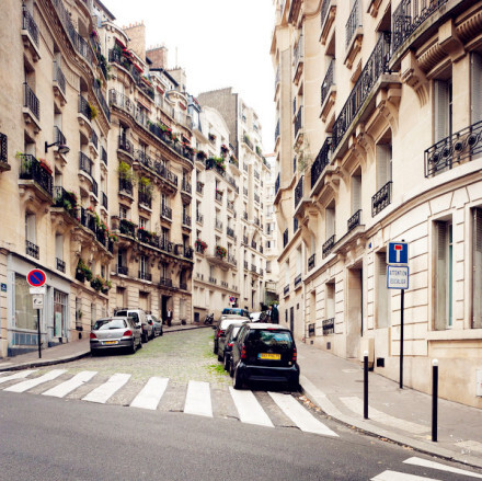 浪漫明媚的巴黎街头