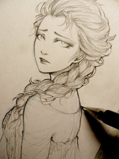 Frozen - Elsa doodle...