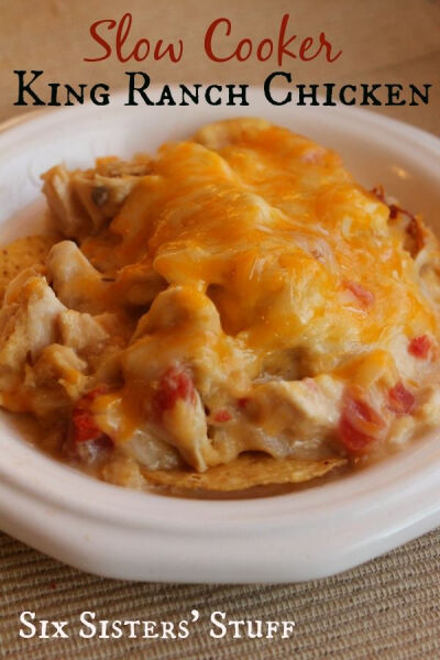 Slow Cooker King Ranch Chicken Recipe