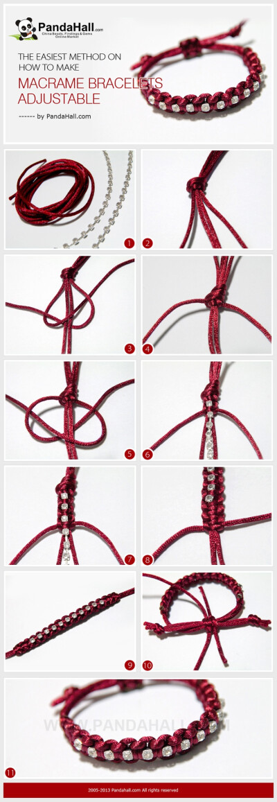 Macrame Bracelet - Tutorial ❥ 4U // hf