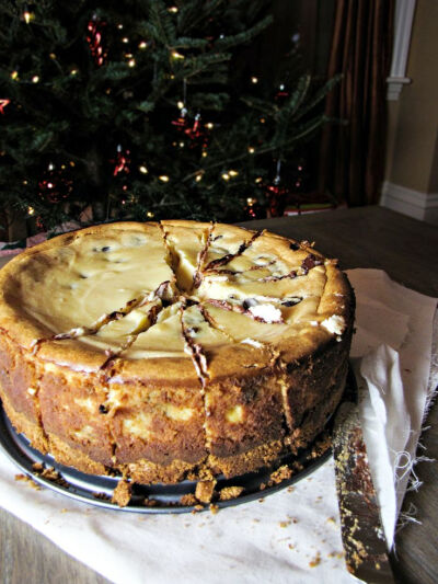 Bailey's Chocolate-Chip Cheesecake