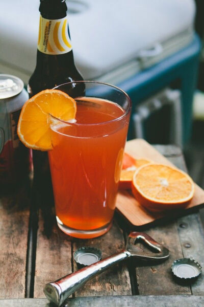 Blood Orange Shandy ...怀旧的喝一杯