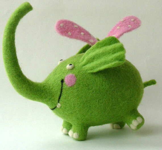 Needle Felted elephant