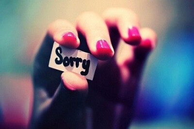 sorry