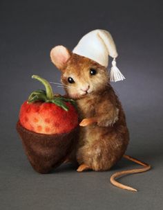 .needle felt mouse