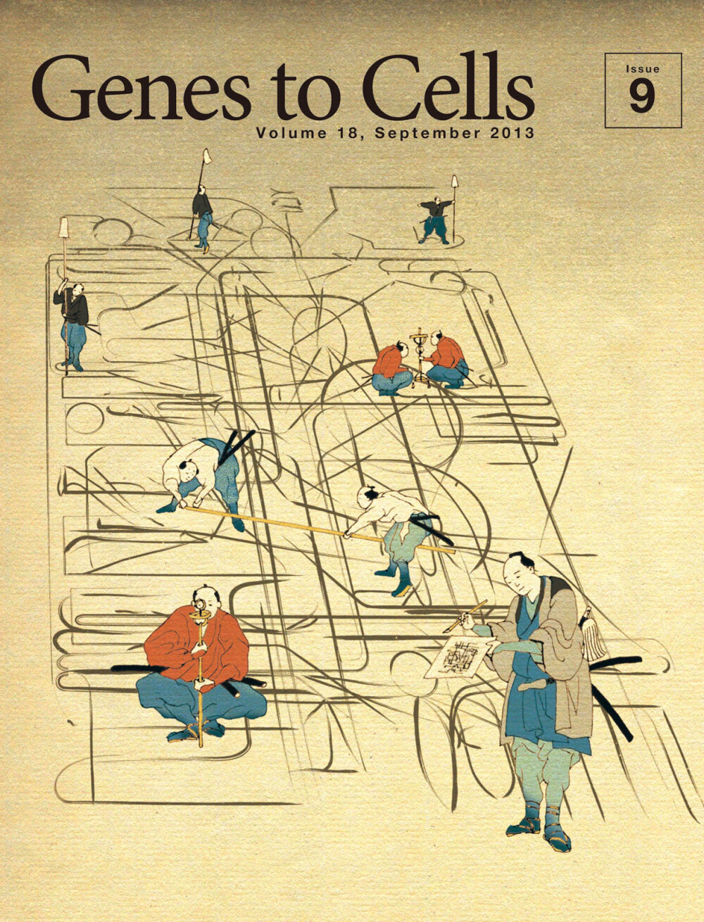 日本科学杂志《Genes toCells》（基因到细胞）封面设计 B162
