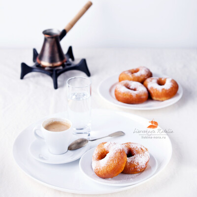 Photograph morning, coffee, donuts by Natalia Lisovskaya on 500px