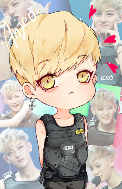 手绘 ☆ ☆ ٩(๑❛ᴗ❛๑)۶ 黄子韬 tao EXO