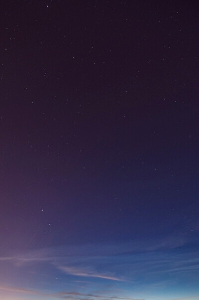 深蓝色的星空，代表着我的天。
