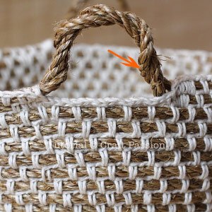 [转载]学编织の麻绳+线编筐