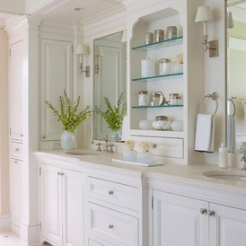 traditional bathroom by Daniel Contelmo Architects