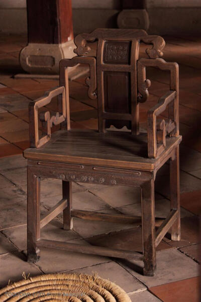 明清古董家俱精品--太师椅高清图片素材