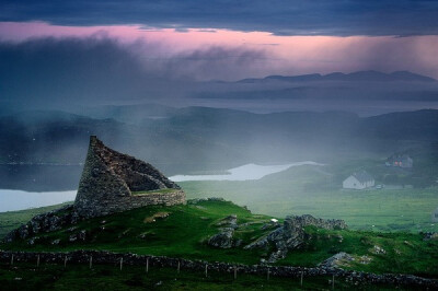 Stone Age Carloway Broch, Isle of Lewis, Scotland