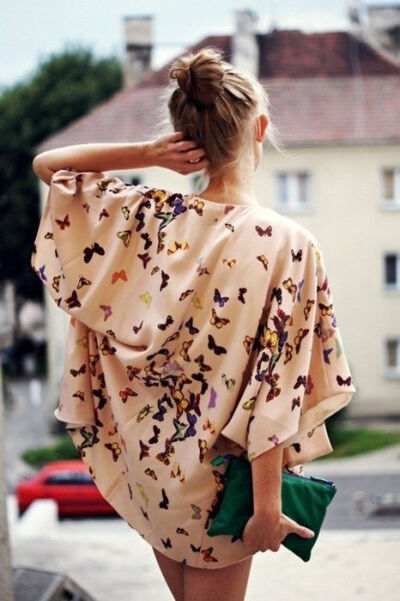 Butterfly kimono #StreetStyle