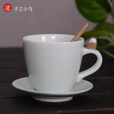 景德镇陶瓷茶杯手工杯子 超萌小动物 创意青釉陶瓷杯咖啡杯水杯