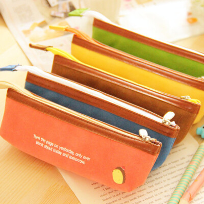 10件包邮韩国文具爱上宠物笔袋 卡通铅笔盒文具收纳袋拉链袋 3405