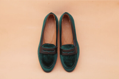 Holy Rape 2013s/s 丝绒乐福便鞋 velvet loafers