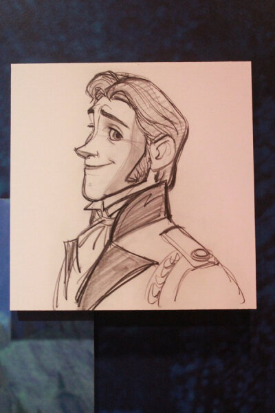 手绘人设草图Hans