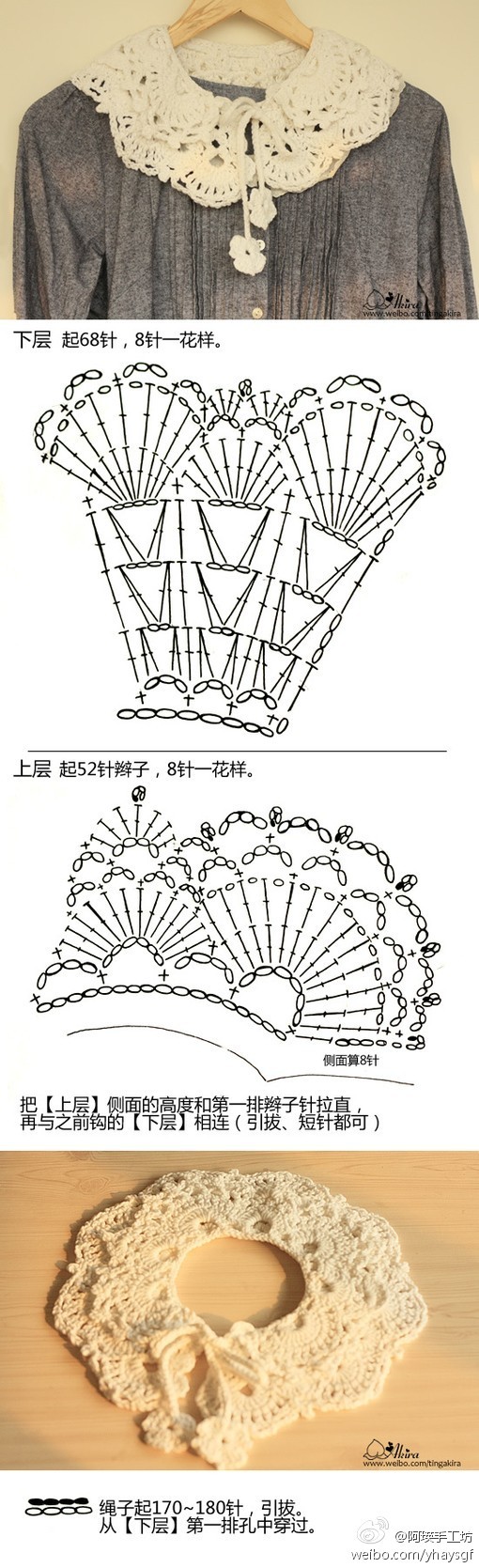 假领子 花边图案