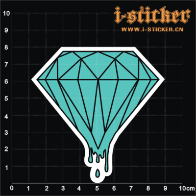 水滴钻石韩国星空贴纸潮流贴纸旅行箱贴纸电脑贴纸笔记本贴