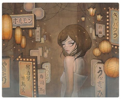 奥黛丽川崎（Audrey Kawasaki）的插画作品