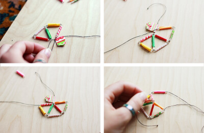 DIY TRIANGLE PRISM NECKLACE