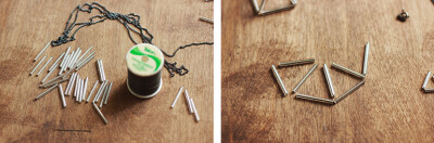 DIY TRIANGLE PRISM NECKLACE